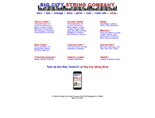 Tablet Screenshot of bassguitarstrings.com